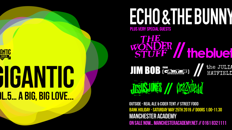 Jesus Jones back in Manchester for Gigantic Festival